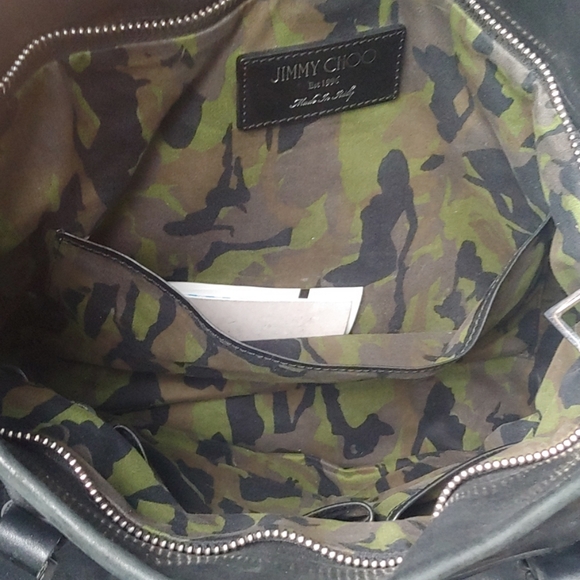 Jimmy Choo Biker Lambskin Messenger - Picture 3 of 7